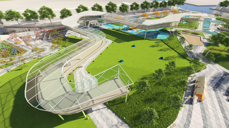 上海市新农河绿地社区公园更新设计(图10)